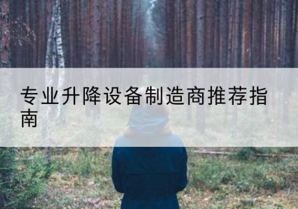 双阳电动剪叉升降平台厂家-专业升降设备制造商推荐指南